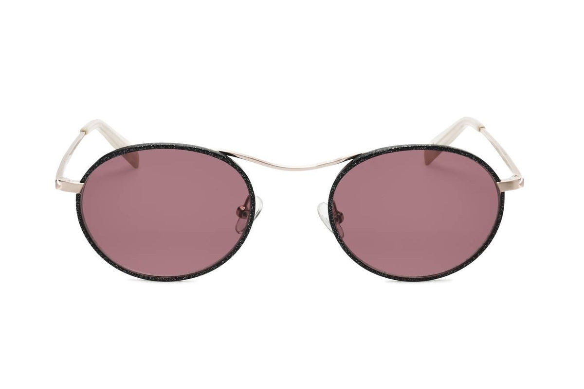 Women’s Kendall and Kylie Round-Eye Black and Taupe/Pink Fashion Sunglasses Kendall Kylie main image 3