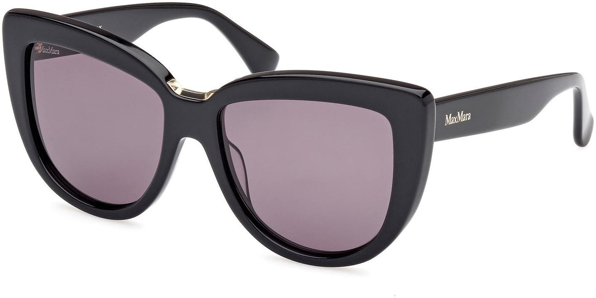 Max Mara Spark2 Cat Eye Sunglasses Beige Nude Italy MM0076 46N Luxury Clean lines, bold perspective. Square acetate sunglasses  main image 3
