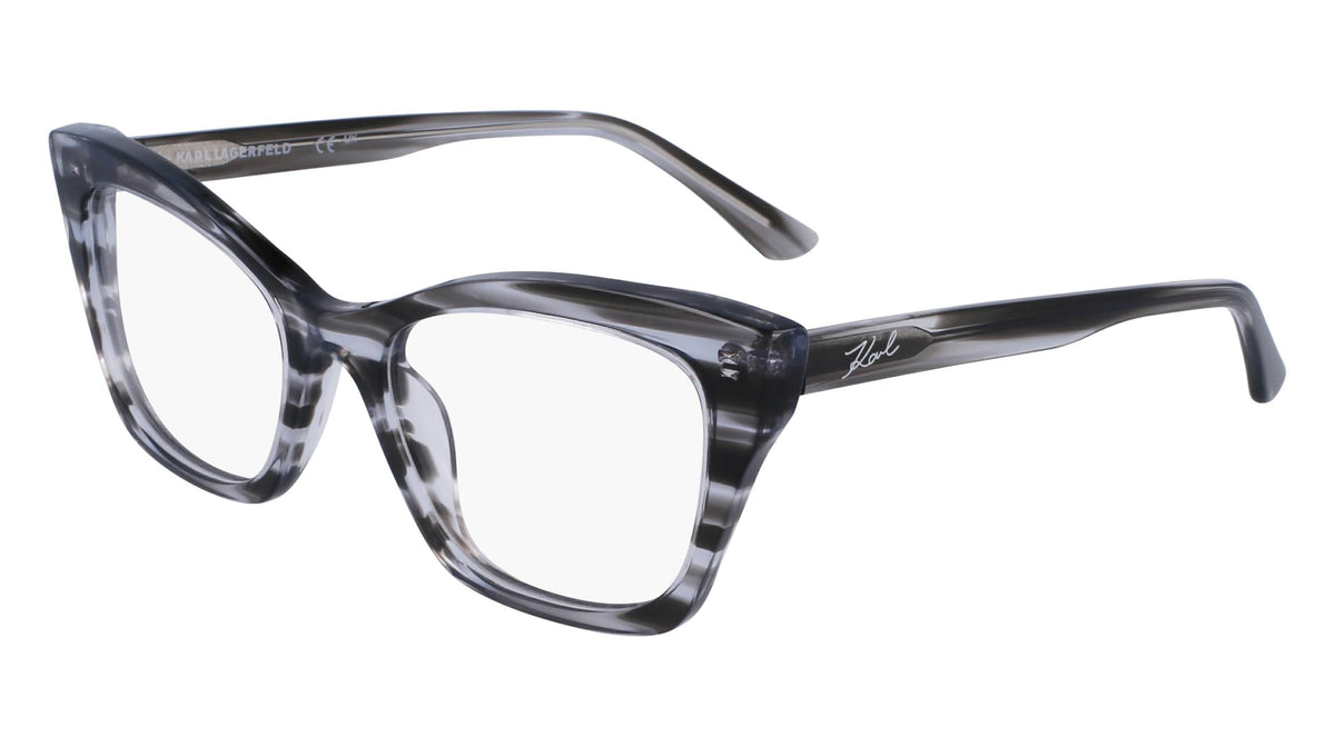 KARL LAGERFELD キャットアイフレムメカネ KL6133 234 Karl Lagerfeld™ KL6133 Cat-Eye Eyeglasses | EyeOns.com