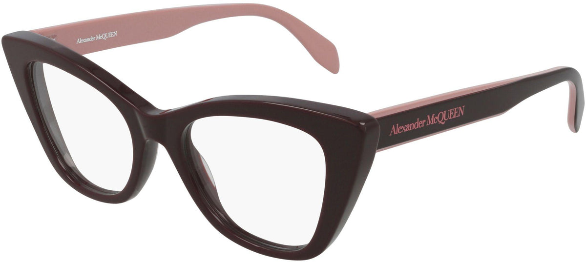 ALEXANDER MCQUEEN キャットアイフレムメカネ AM0305O 004 Alexander McQueen Romance AM0305O Eyeglasses
