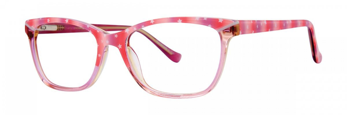 Kensie Women Eyeglasses Frame FLIRTY Half Rim Glasses Eye Wear Read desc Kensie Girl Shimmer Eyeglasses | FramesDirect.com main image 4
