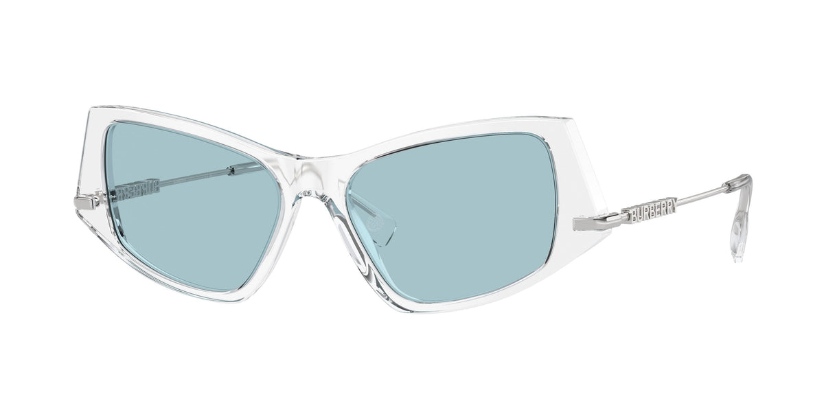 Womens Burberry 4408 Sunglasses Burberry BE4407 M (54 - 17) with Grey lenses and Black frame  main image 3