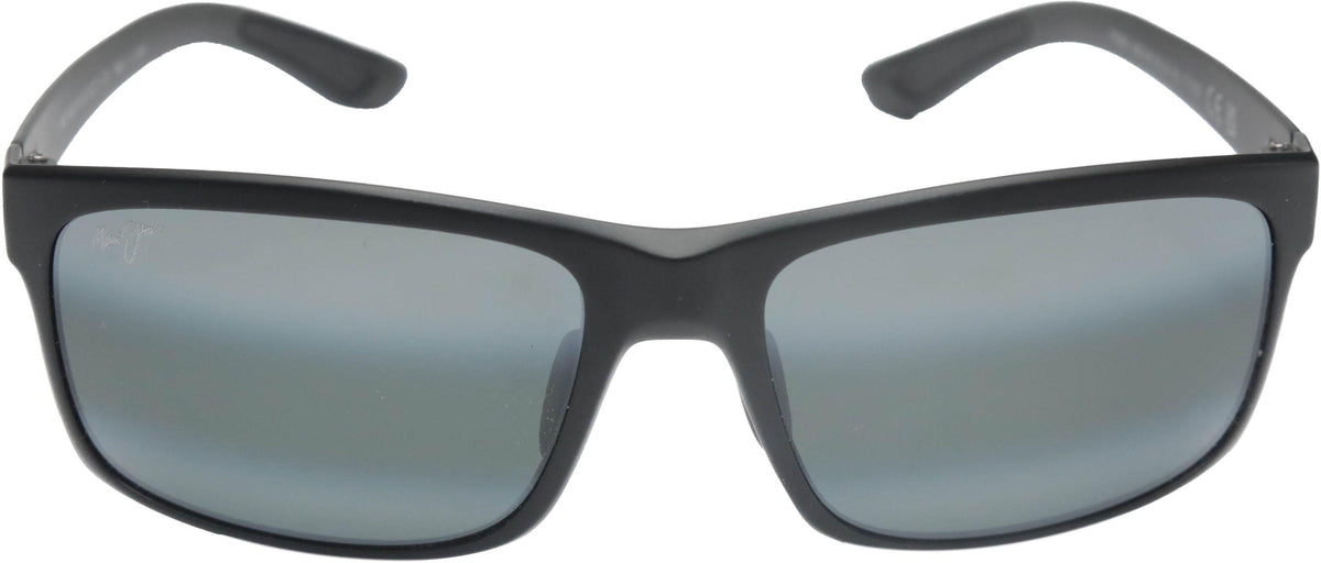 サングラス Maui Jim Maui Jim - Pokowai Arch Neutral Grey Maui Jim Pokowai Arch Rectangular Matte Black Sunglasses