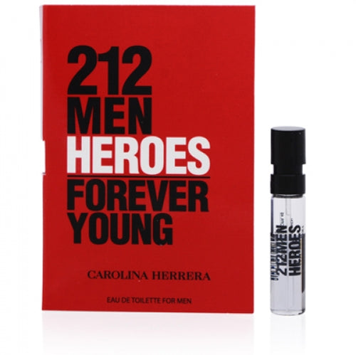 Carolina Herrera 212 Men Heroes Forever Young EDT Spray Vial