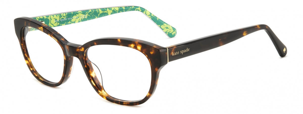 Kate Spade Zelda OJU Eyeglasses Frames RXable Blue/ White. NWT Kate Spade Pia eyeglasses for women in Blue main image 4