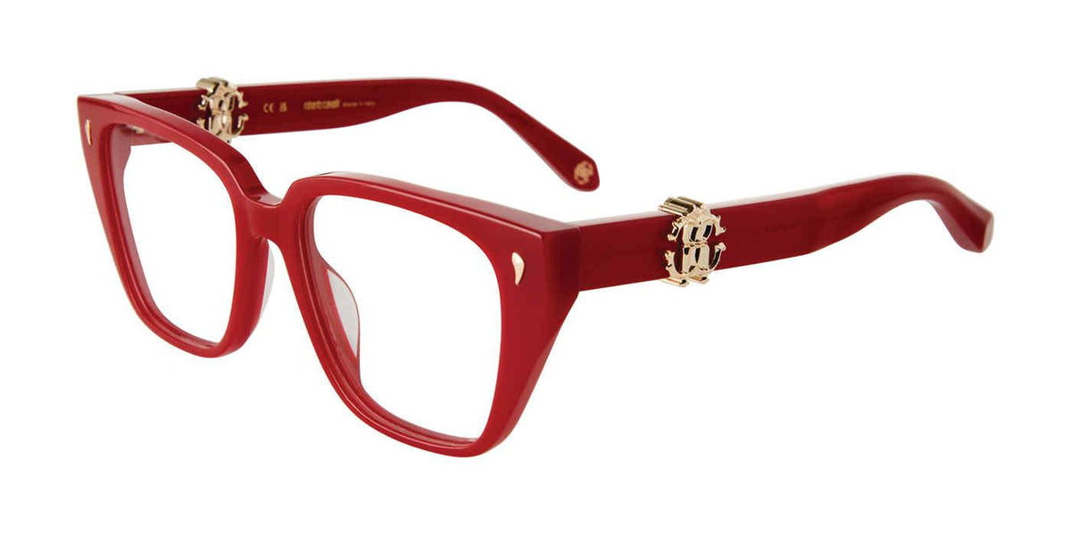Roberto Cavalli Taigete red cat eye sunglasses Roberto Cavalli SRC043-0300 Cateye Rimless Sunglasses in  main image 2