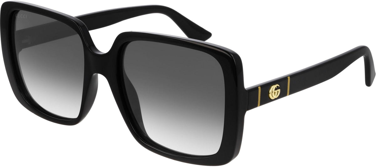 GUCCI スクエアフレムサンクラス GG0632S 001 Amazon.com: Gucci Casual Round Sunglasses, Black-Black-Grey