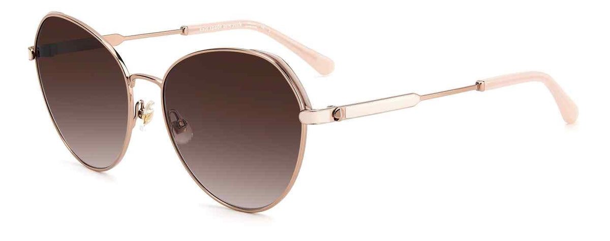 NWOT: Kate Spade OCTAVIA/G/S 0PEF IB Women\'s Gold/Green Oval Sunglasses Kate Spade Women main image 2