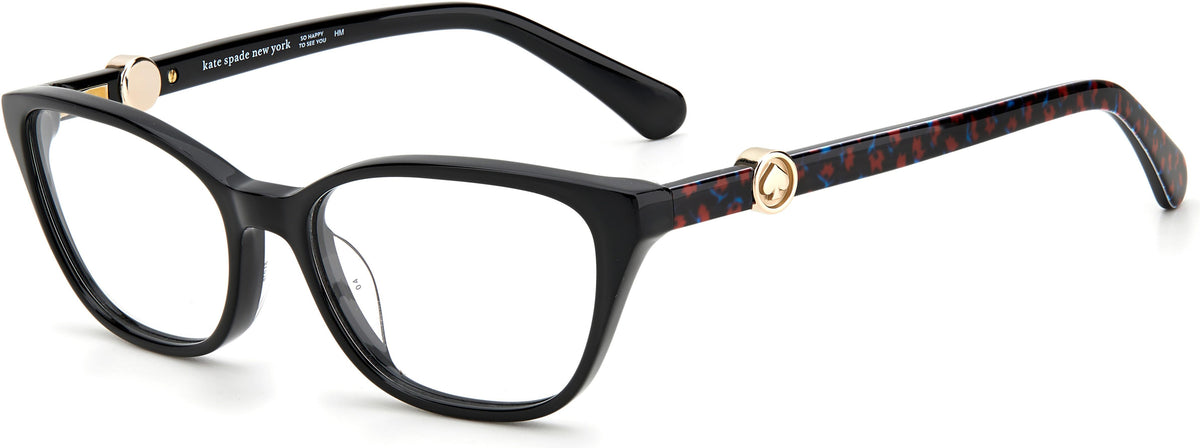 Kate Spade EYEGLASSES KSEMMALEE-807-49 New with case Kate Spade Jailyn 807 Black Eyeglasses | SmartBuyGlasses US main image 4