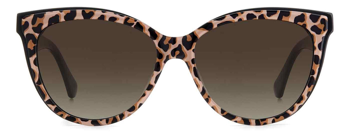kate spade Black Cat-Eye Sunglasses with Leopard-Print Arms Kate Spade | Jalena No-Line Sunglasses – ReadingGlasses.com main image 4