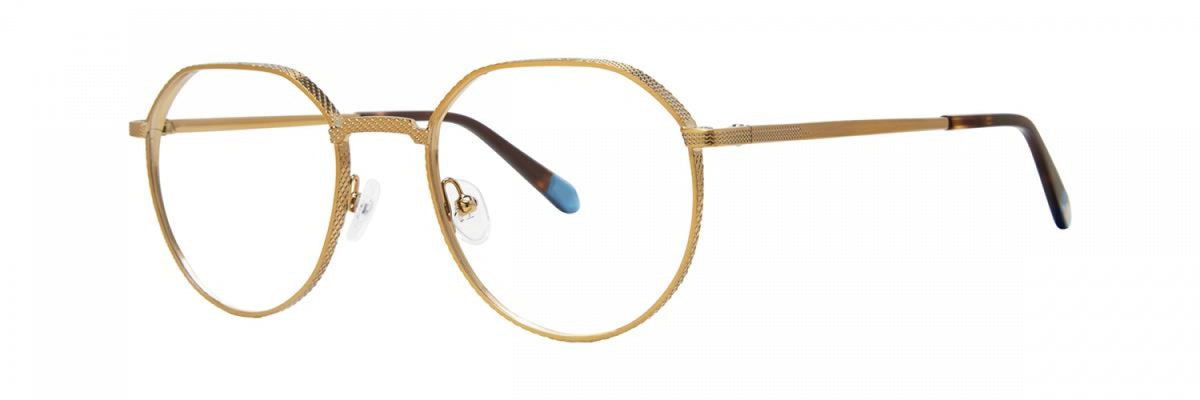 Penguin The Hogan Ag Antique Gold Authentic Eyeglasses 50-20-145 Penguin Eyeglasses Frames THE HOGAN AG Antique Gold Round  main image 4