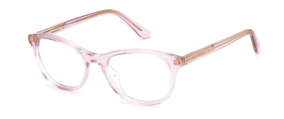 Juicy‎ Couture City Girl 0EG3 Dark Pink Blue EYEGLASSES GLASSES Frame 50-18-130 JUICY COUTURE JU236-0S10-54 Eyeglasses Frame Size 54mm 16mm  main image 2
