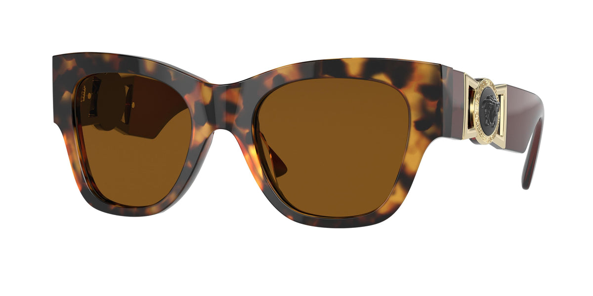 VERSACE MOD 4415-U 108/3 New Brown Tortoise/Brown Authentic Women\'s Sunglasses Versace 4415U Sunglasses main image 4