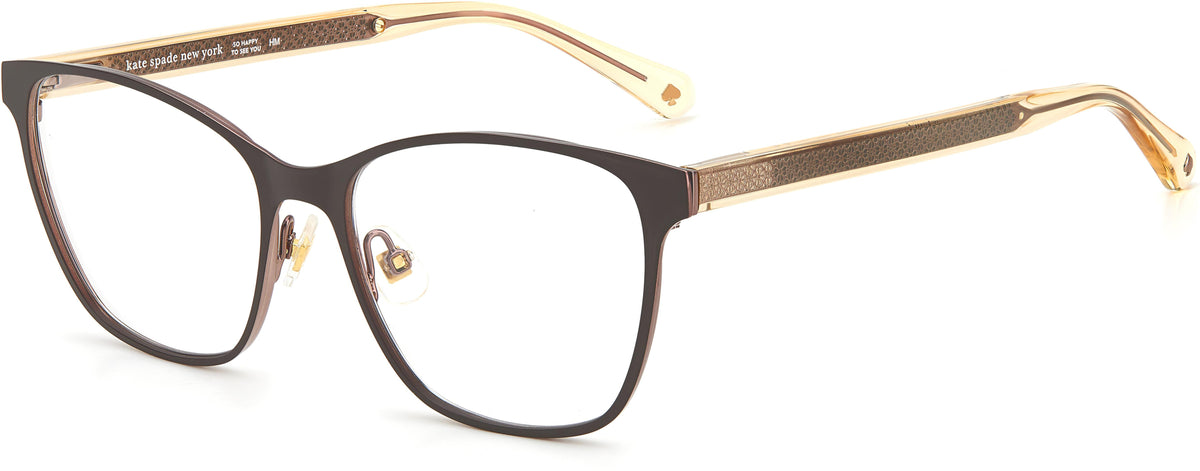 Kate Spade New York Women Glasses Frame Eyewear SOLIEL/S OFU3 Eyeglasses Brown Amazon.com: kate spade new york Kiya/S Dark Havana/Brown  main image 2