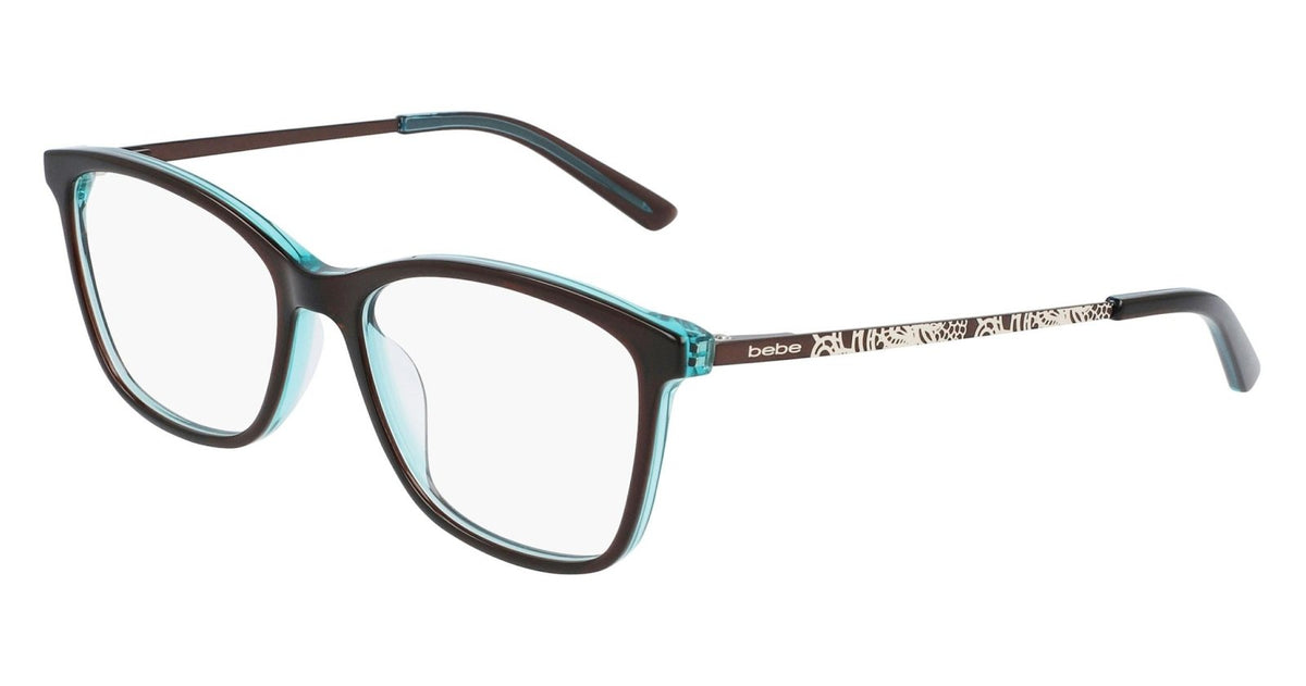 Bebe Eyeglasses Eye Glasses Frames BB 5100 324 Notice Me Emerald 51-16-135 BEBE BB5213 – Eyemart Express main image 3