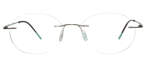Blue Light Blocking Glasses Oval Rimless 201966 Eyeglasses Includes Blue Light Blocking Lenses - designeroptics.com