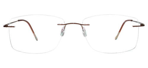 Blue Light Blocking Glasses Square Rimless 201964 Eyeglasses Includes Blue Light Blocking Lenses - designeroptics.com