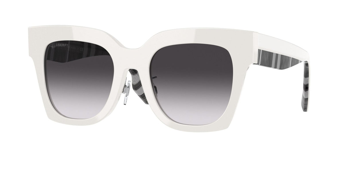 New Burberry White 46mm Sunglasses Burberry Knight BE4358 300185 Sunglasses - US main image 3