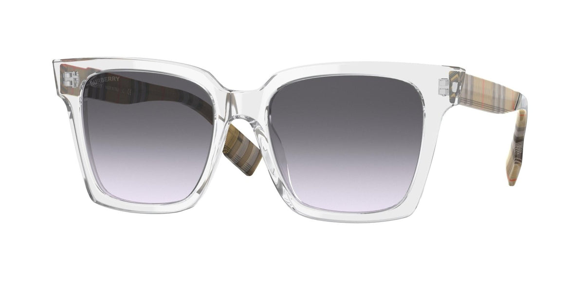 NEW Burberry Maple Sunglasses with Cream Case BURBERRY Maple BE4335 Square Sunglasses | EyeOns.com main image 4