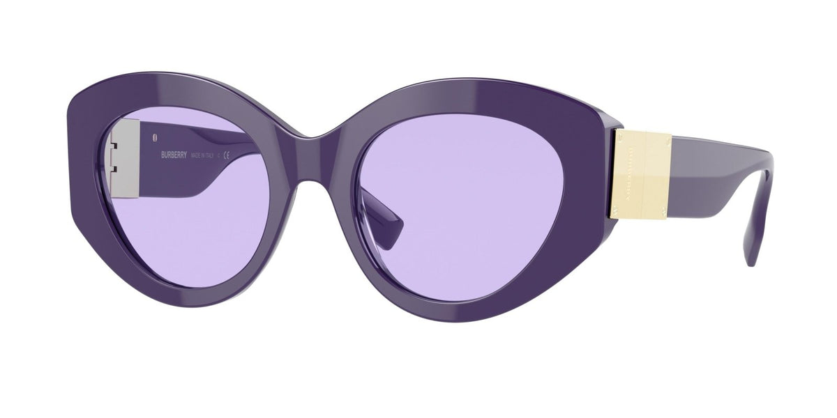 Burberry BE 4361 300787 Sophia White Sunglasses with Gold Details Amazon.com: BURBERRY Sophia BE4361 300787 51MM White/Dark  main image 2