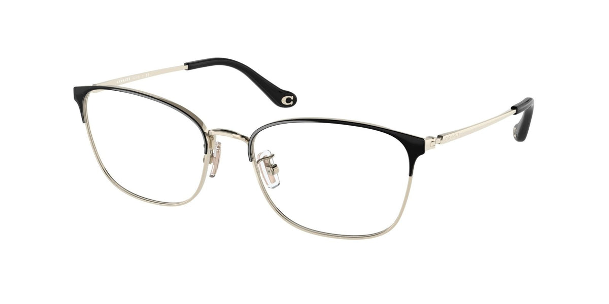 Coach Eyeglasses HC 5135 9276 Satin Dark Brown Metal 55[]17 140 FRAME ONLY HC5135 Eyeglasses - Coach Authorized Retailer | coolframes  main image 2