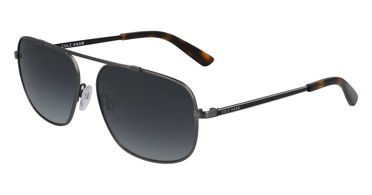 【Cole Haan】★サングラス★ l-Leather Aviator Sunglasses Cole Haan Aviator Polarized Sunglasses Gold Frame Green Lens