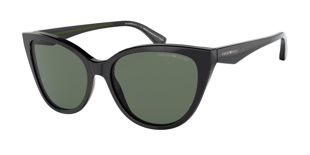 Emporio Armani 0EA4162 587913 Cateye Havana Sunglasses Emporio Armani 0EA4162 587913 Cateye Havana Sunglasses main image 3
