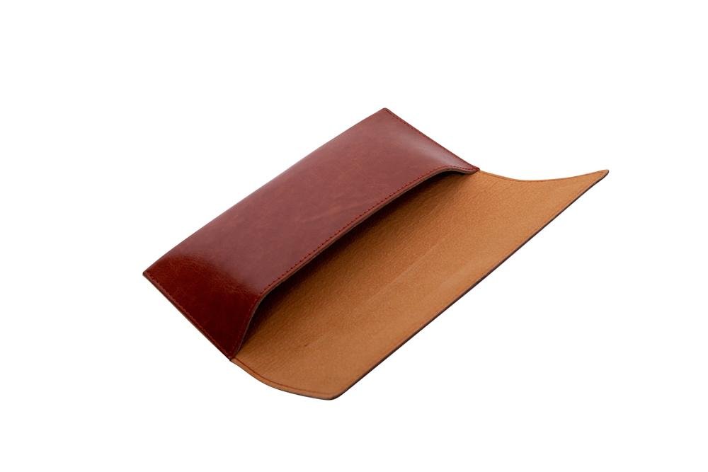Eyeglass Case with Magnetic Closure - Executive Magnetic Eyewear Semi Hard Pouch � Protective Sunglasses Storage Case X-Large - Brown - designeroptics.com