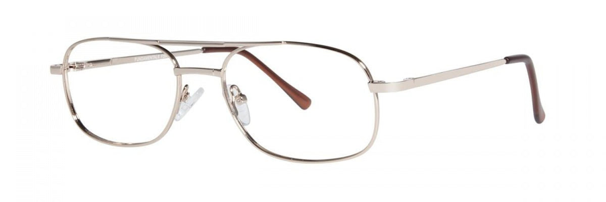 Fundamentals F204 Eyeglasses Gunmetal 54mm Eyres Classique Gunmetal Prescription Eyeglasses main image 3