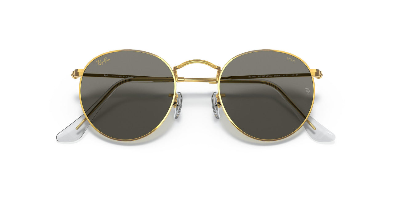 002/4O - Shiny Black - Mirror Gradient Blue