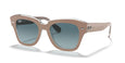 12973M - Beige On Trasparent - Blue Gradient Grey / 49