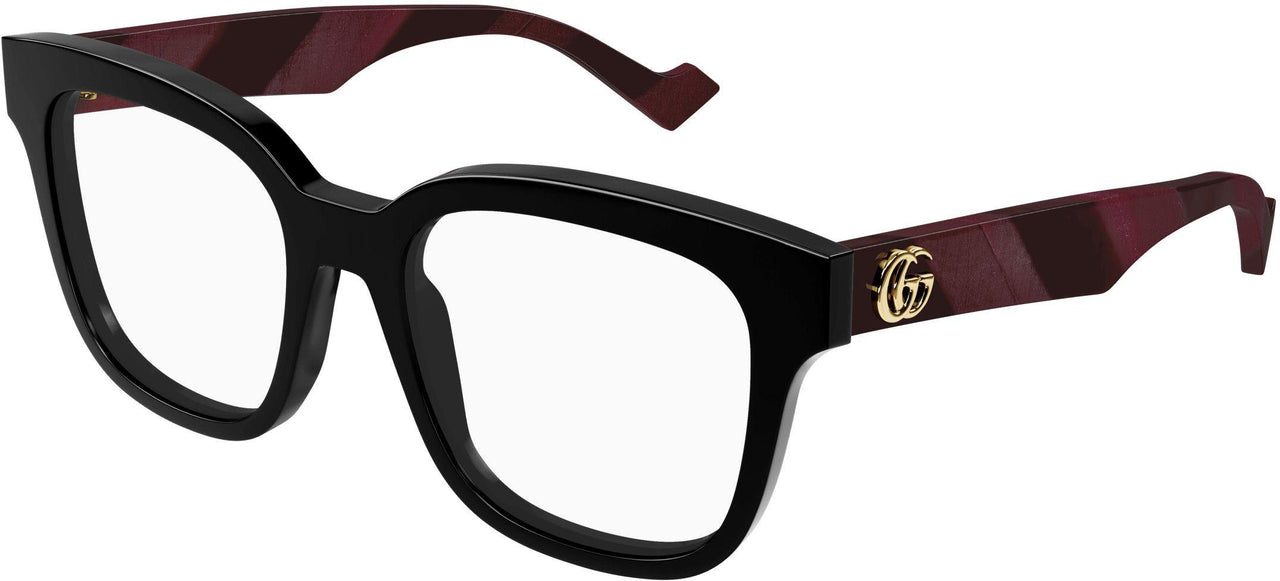 008 - Black/Burgundy - Transparent