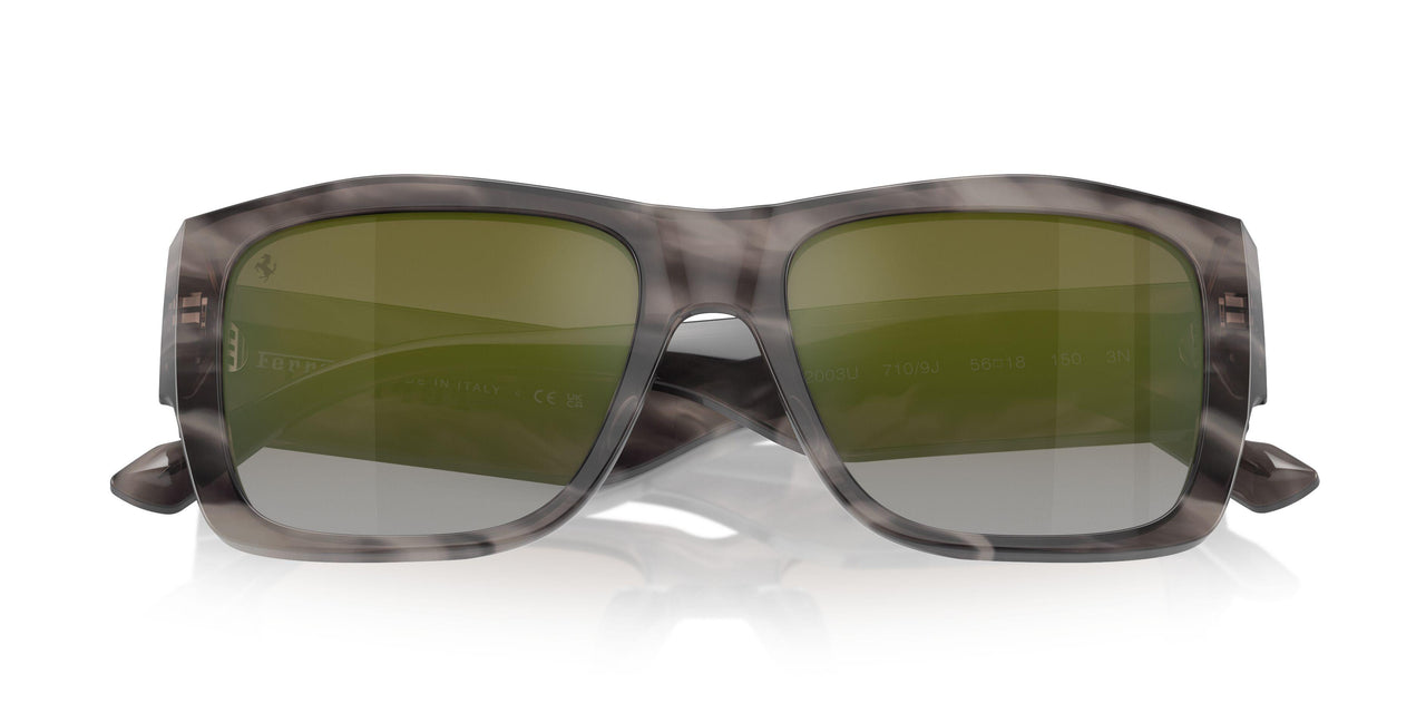 710/9J - Grey - Gradient Green Mirror