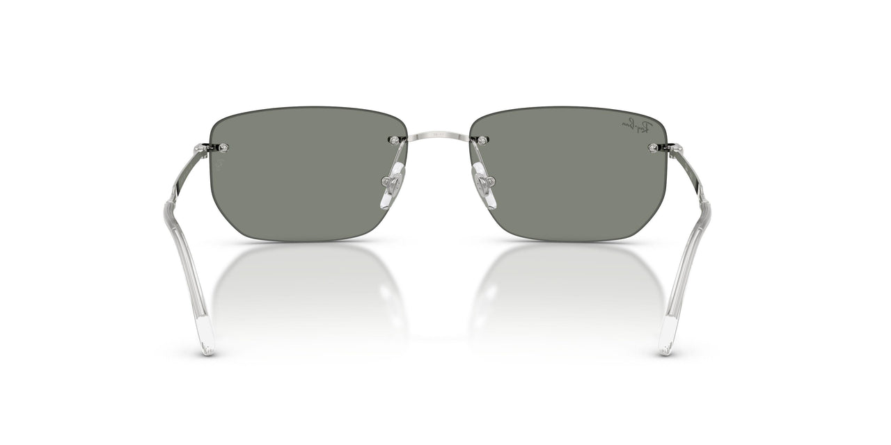 003/6R - Silver - Green Mirror Green