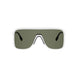 16N - Shiny Silver - Green