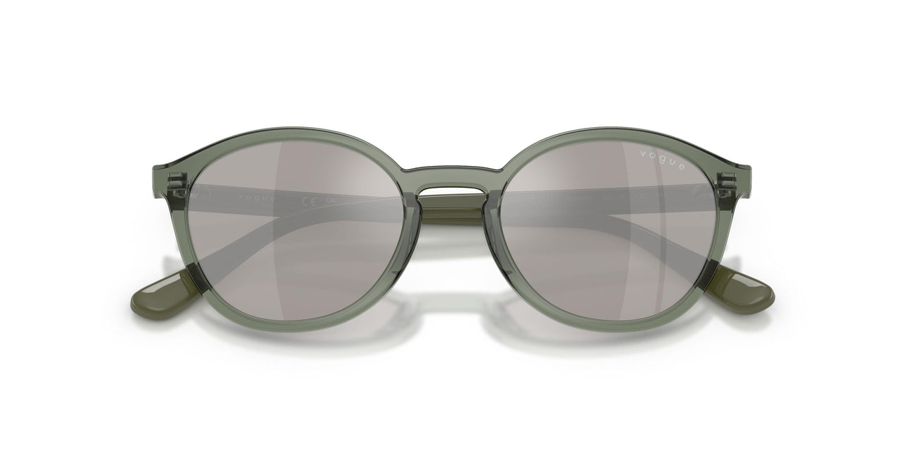 30866G - Green - Light Grey Mirror Silver