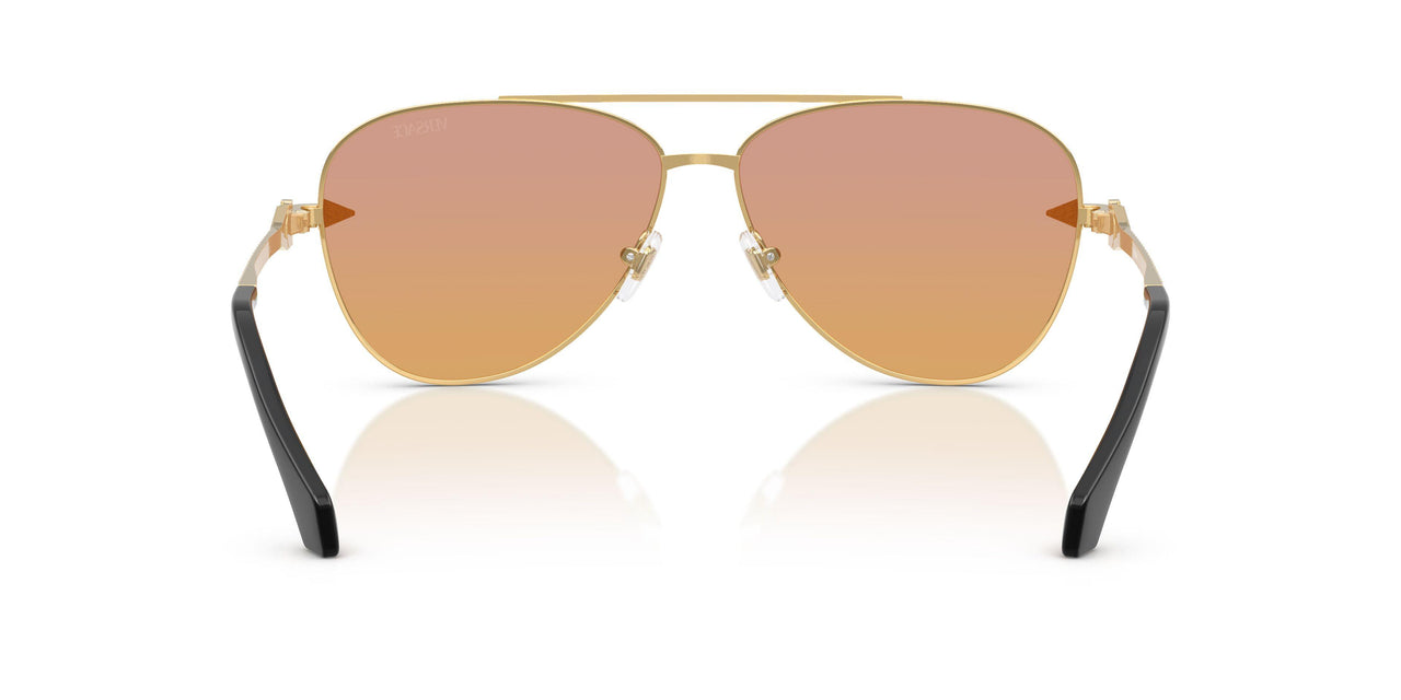 1002EL - Gold - Clear Fifty Orange/dark Pink