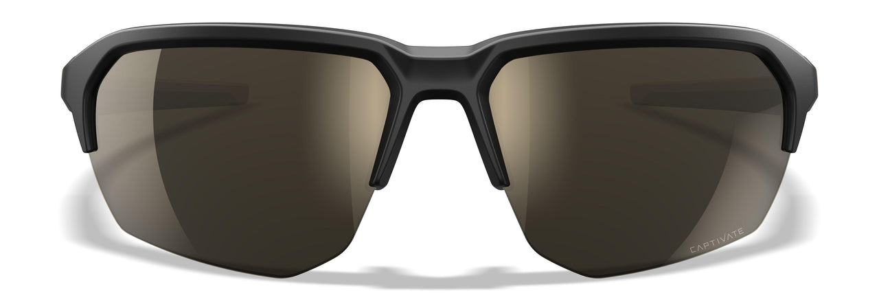 CHJKL04 Captivate Non-Polarized Tungsten Mirror / Matte Black And Tan