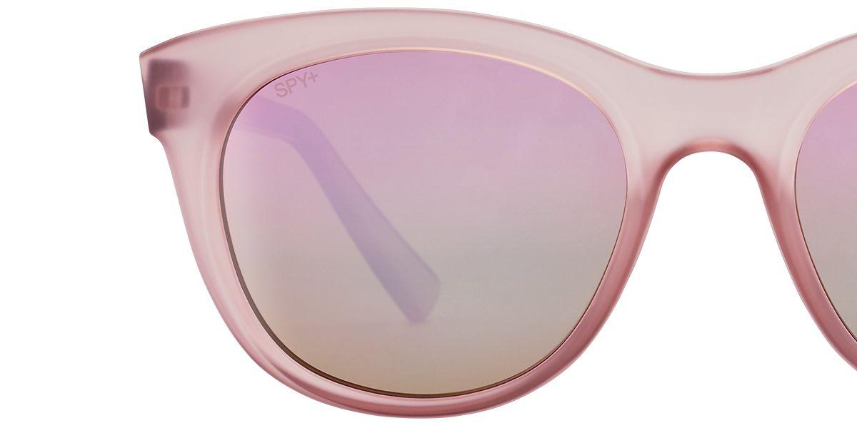 0000122 - Matte Translucent Rose - Bronze with Rose Quartz Spectra Mirror