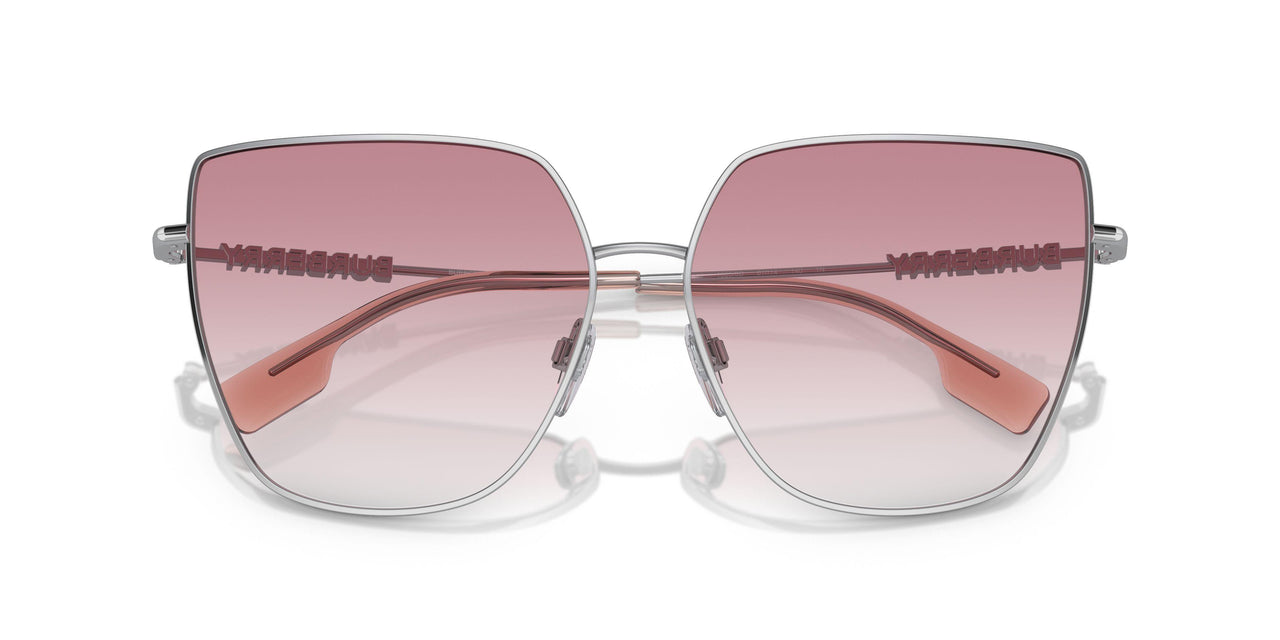 10058D - Silver - Clear Gradient Pink