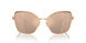 61750W - Gold - Clear Mirror Real Rose Gold