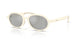 50028V - White - Clear Mirror Silver