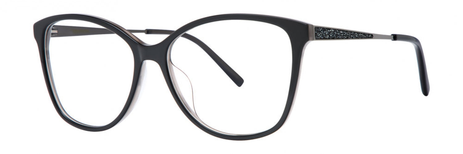Vera Wang Stylish Black and Grey Eyeglasses. Amazon.com: Vera Wang Millie BK Eyeglasses Women main image 2