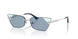 30024S - Silver - Azure Gradient Blue