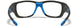 YFFLA04T Matte Black W Lightning / Electric Blue Temples