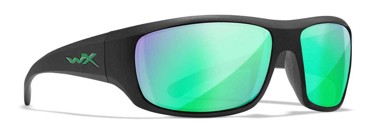 ACOME22 - Wheeler Captivate Pol Green Mirror/matte Black Frame - Captivate Polarized Green Mirror