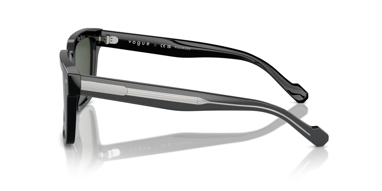 W44/9A - Black - Dark Green Polarized