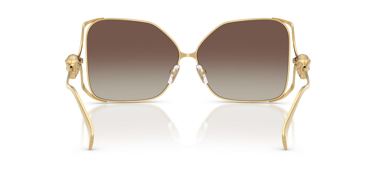 1002B8 - Gold - Gradient Brown Mirror Silver