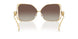 1002B8 - Gold - Gradient Brown Mirror Silver