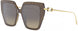 50F - Shiny Milky Brown Ff Acetate - Gradient Brown